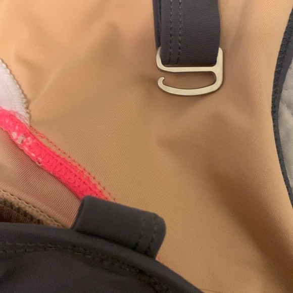 Free Country Orange & Gray Bathing Suit Top Size XL - Picture 6 of 8